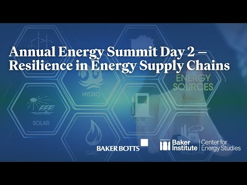 Annual Energy Summit — Resilience in Energy Supply Chains Day 2