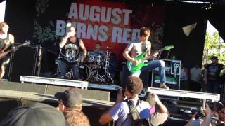 AUGUST BURNS RED  LIVE - "INTRO+BACK BURNER" - WARPED TOUR 6/22/2013