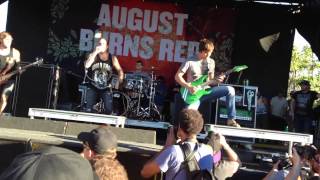 AUGUST BURNS RED  LIVE - "INTRO+BACK BURNER" - WARPED TOUR 6/22/2013