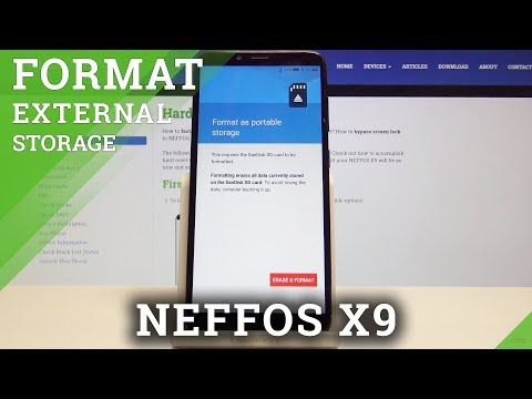How to Repair Memory Card in NEFFOS X9 - Format SD Card