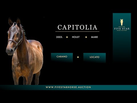 Capitolia (Carano x Locato) Holst., *2003 - in foal by CORNETINO (Cornet Obolensky)