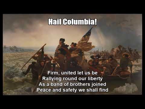 American Patriotic Song (Hail Columbia!) With Lyrics