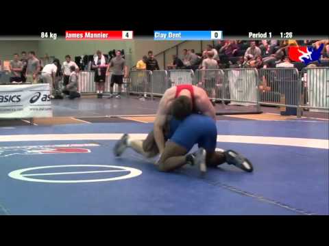 James Mannier vs. Clay Dent at 2013 ASICS University Nationals - FS