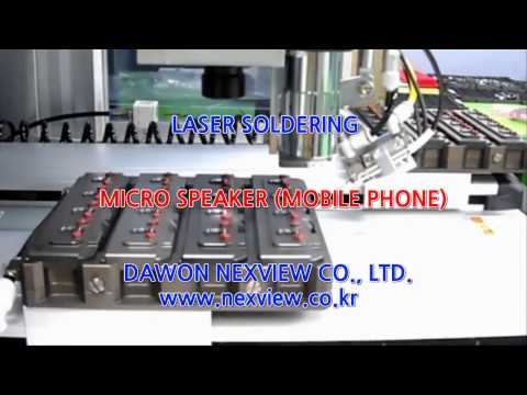 Laser Soldering   Micro Speaker Mobile Phone