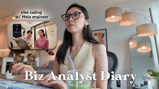 Will AI replace business analysts? Vibe coding w/ Meta engineer, MBA graduation🎓| Biz Analyst Diary
