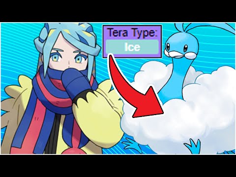 FULL GYM LEADER GRUSHA THEME TEAM! Grusha Rematch Battle Pokemon Scarlet and Violet