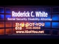Attorney Roderick C. White explains how he can help you with social security disability.