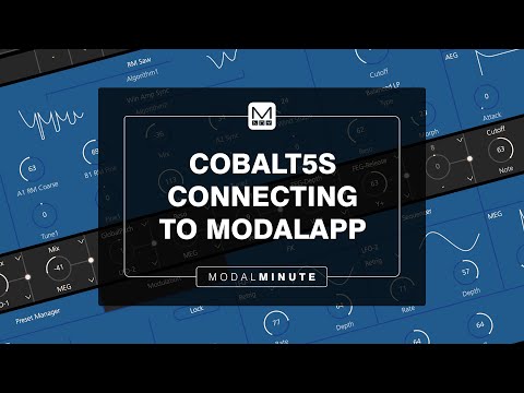Modal Minute #43 – Connecting COBALT5S to MODALapp