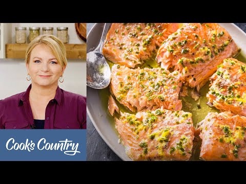 How To Make Slow-Roasted Salmon with Chives and Lemon