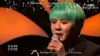 XIA Junsu - Love Is Like Snowflake LIVE @ EBS Space Empathy [han / rom /eng]