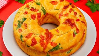 Bolo salgado, muito gostoso e fofinho