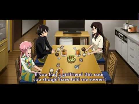 Future Diary ep06　"All that's left is... s●x"　Yuno visits Yukiteru's house 2