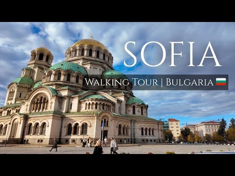 SOFIA BULGARIA 🇧🇬 Walking Tour 4K | Filmed on DJI Osmo Pocket 3