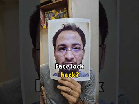 Can You Fool Face Unlock With a Photo? 😳  #experiment #facelock