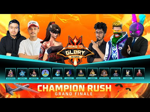 [🔴LIVE] ROAD TO GLORY RETURNS | GRAND FINALE | CHAMPION RUSH | FREE FIRE @MrTripleR @raadvaiyt829 
