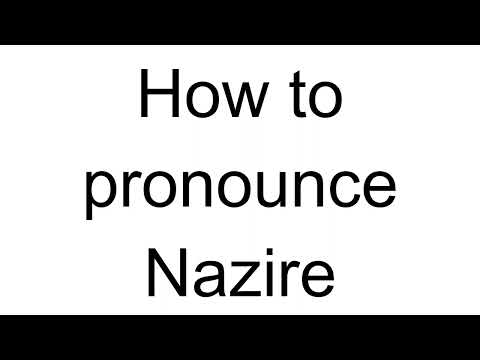 How to Pronounce Nazire (Turkish)
