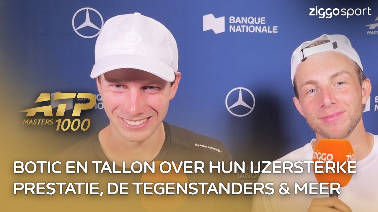 'Het is een hele mooie week aan het worden!' 🗣️ | Interview met Van de Zandschulp en Griekspoor