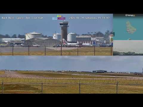 Barbados Live Airport Stream (BGI)- 24 HR