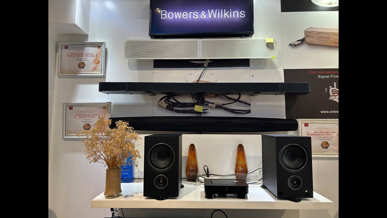 Hệ Thống Nghe Nhạc Loa PSB Alpha AM5 & BLUESOUND NODE X