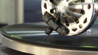 Gramola (Antigüedades) - Reproductor  disco de pizarra - Gramófono antiguo - Tocadiscos