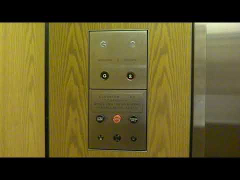 EPIC Motor!!! Vintage Otis Lexan Hydraulic Elevator at TD Bank Tower in Downtown Toronto, ON.