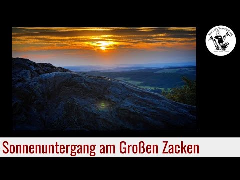 Sonnenuntergang am Großen Zacken ( Taunus )
