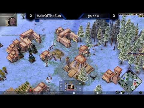 HaloOfTheSun (Oranos) vs golabki (Ra) - Age of Mythology: The Titans (Game 1)