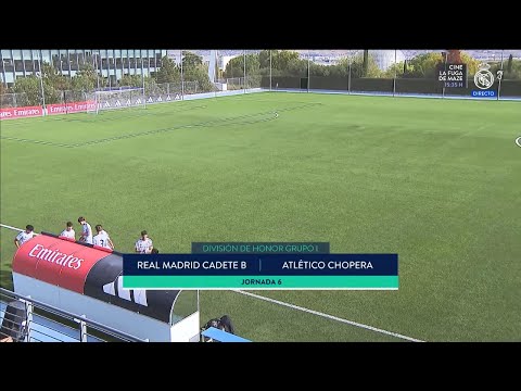 Real Madrid Cadete B - Atlético Chopera (J6 - División de Honor Cadete) - RMTV