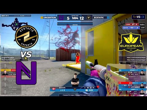 ECSTATIC vs Ungentium - HIGHLIGHTS - NUKE - European Pro League Season 5 CSGO 2023.