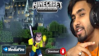 minecraft hide and seek in haunted castle download link @Techno Gamerz @Ujjwal #mcpe