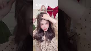 Tóc nguyên đầu siêu da SD05 nâu đen | Hotline (Zalo) : 0937863439 | Tóc Giả Bình Dương