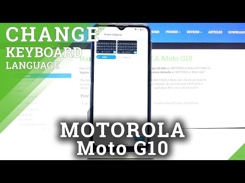 How to Change Keyboard Language in MOTOROLA Moto G10 – Find Keyboard Dictionary