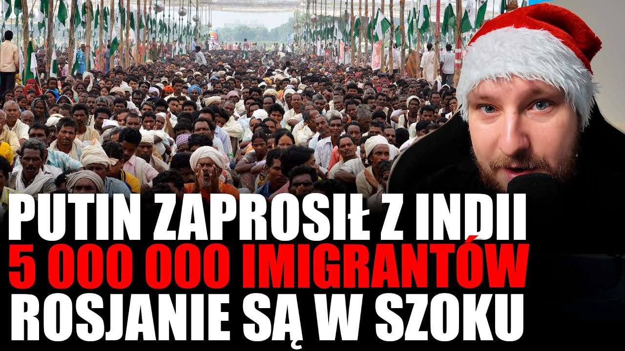 Rosjanie witają 5 000 000 nowych imigrantów z Indii, na ulicach panuje chaos