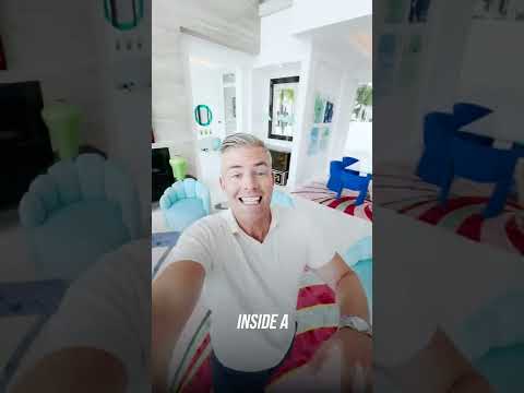 Inside a $35,000,000 FLOATING Mansion #shorts