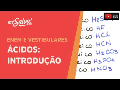 Me Salva! INO01 - Funções Inorgânicas - Ácidos: Introdução