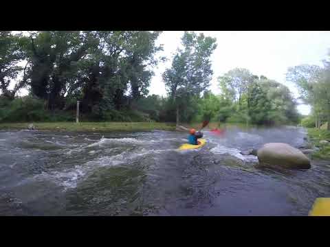 Aigües braves a la Pilastra de Salt