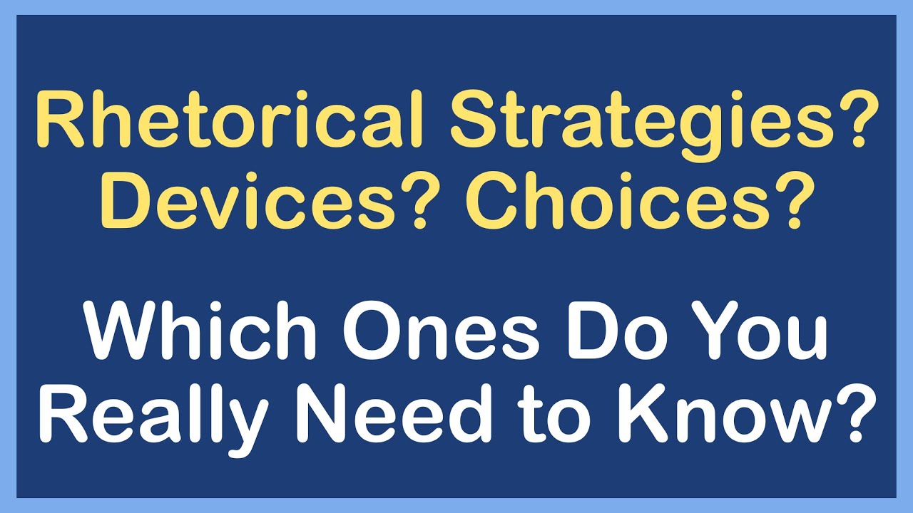 Which Choices Do You Really Need to Know for the AP Lang Exam? | AP Lang Q2 | Coach Hall Writes