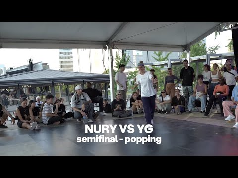 NURY vs YG - SEMIFINAL 1vs1 POPPING | BE SOUL FEST 2022