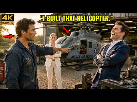 They Mocked The Single Dad As Just A Mechanic -  Until They Saw The Helicopter In His Workshop