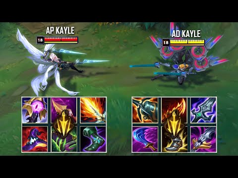 AP KAYLE vs AD KAYLE WITH LETHAL TEMPO FIGHTS & Best Pentakills!
