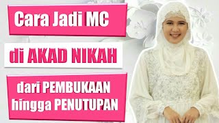 Contoh MC AKAD NIKAH bisa untuk NEW NORMAL || Full Naskah | 2021