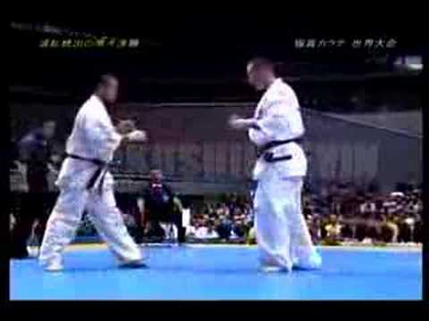 The 9th World Open Karate Tournament 2007-E.Tanaka VS Soukup