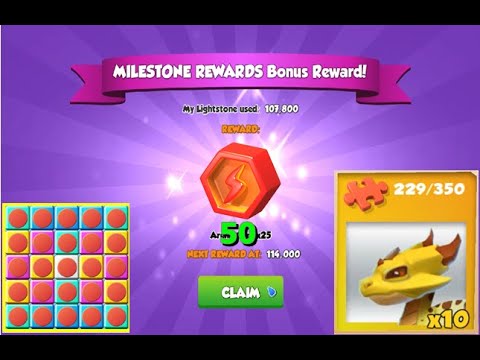 229 Amphibian Dragon Piece and 50 arena gems-Dragon Mania legends | Origin of Light Element Event