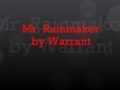 Warrant - Mr. Rainmaker - LYRICS