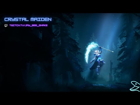 Crystal Maiden position 5 gameplay