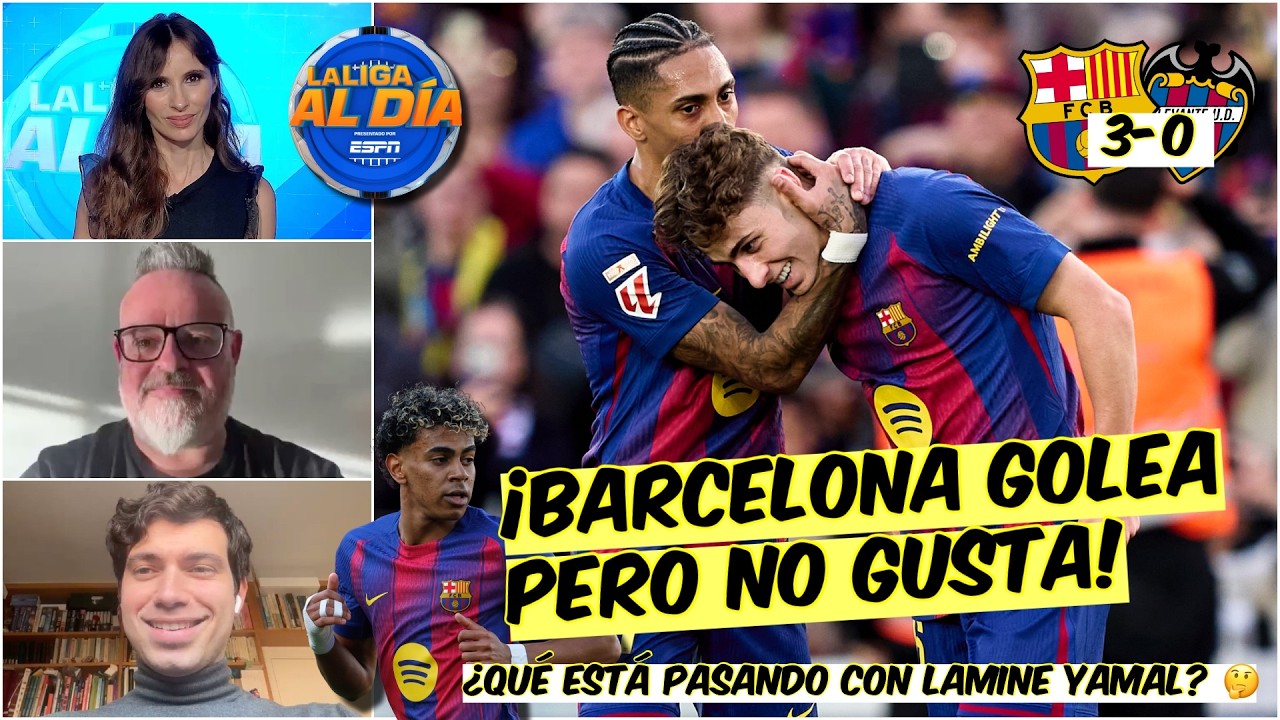 Barcelona GANA y GOLEA pero NO GUSTA. Raphinha BIEN, Lamine ANDA DESENCHUFADO | La Liga al Día