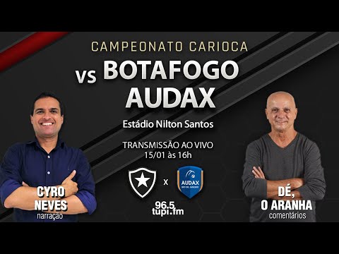 BOTAFOGO 0 X 1 AUDAX - Campeonato Carioca - Taça Guanabara - 1ª Rodada - AO VIVO
