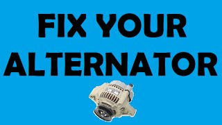 How to replace a Dodge Caravan / Town and Country Alternator