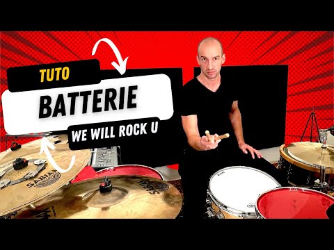 play along batterie we will rock you