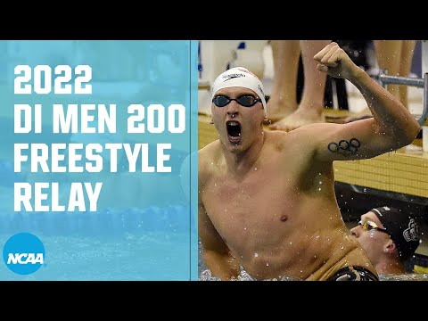 Men's 200 freestyle relay | 2022 NCAA swimming championships